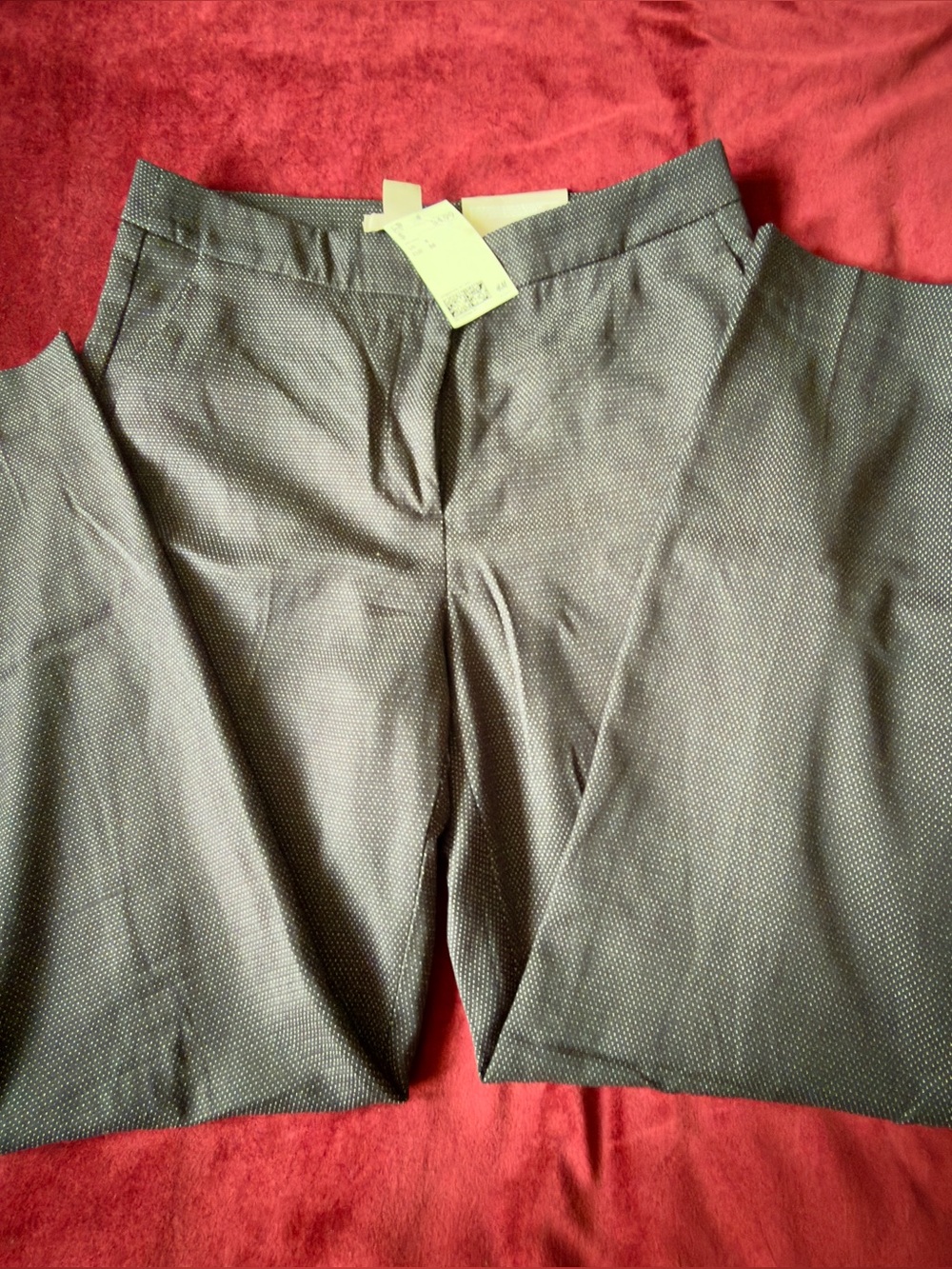 H&M Women’s Dark Gray Textured Dress Pants Sz 4